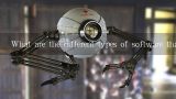 What are the different types of software that robots use?