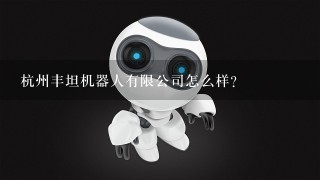 杭州丰坦机器人有限公司怎么样？